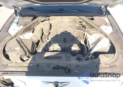 2018 Genesis G80 3.8 из США, поврежденный, VIN KMHGN4JE4JU230664